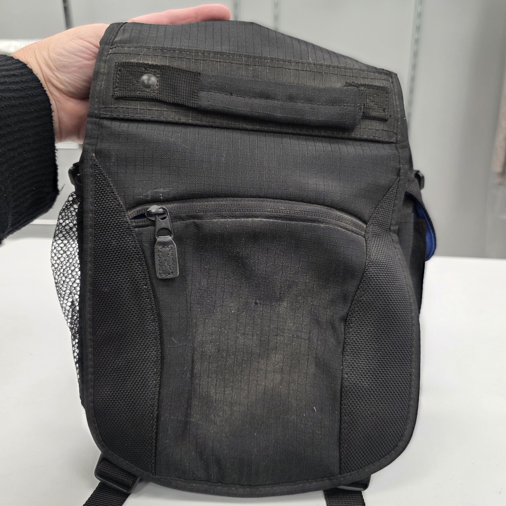 Men's Black Crossbody Bag
